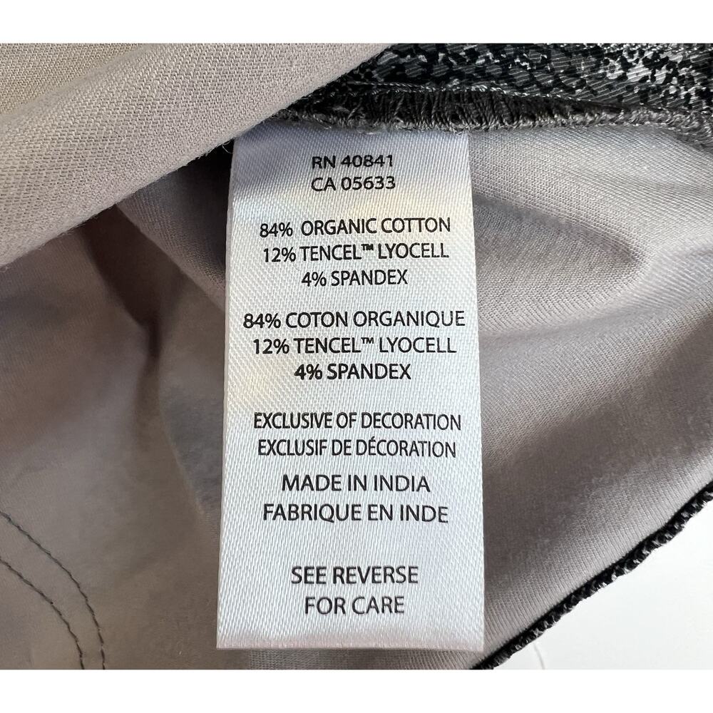 Aventura Melia Women's Skirt Size 6 Brushed Nickel Button Front Organic Cotton - Picture 8 of 9